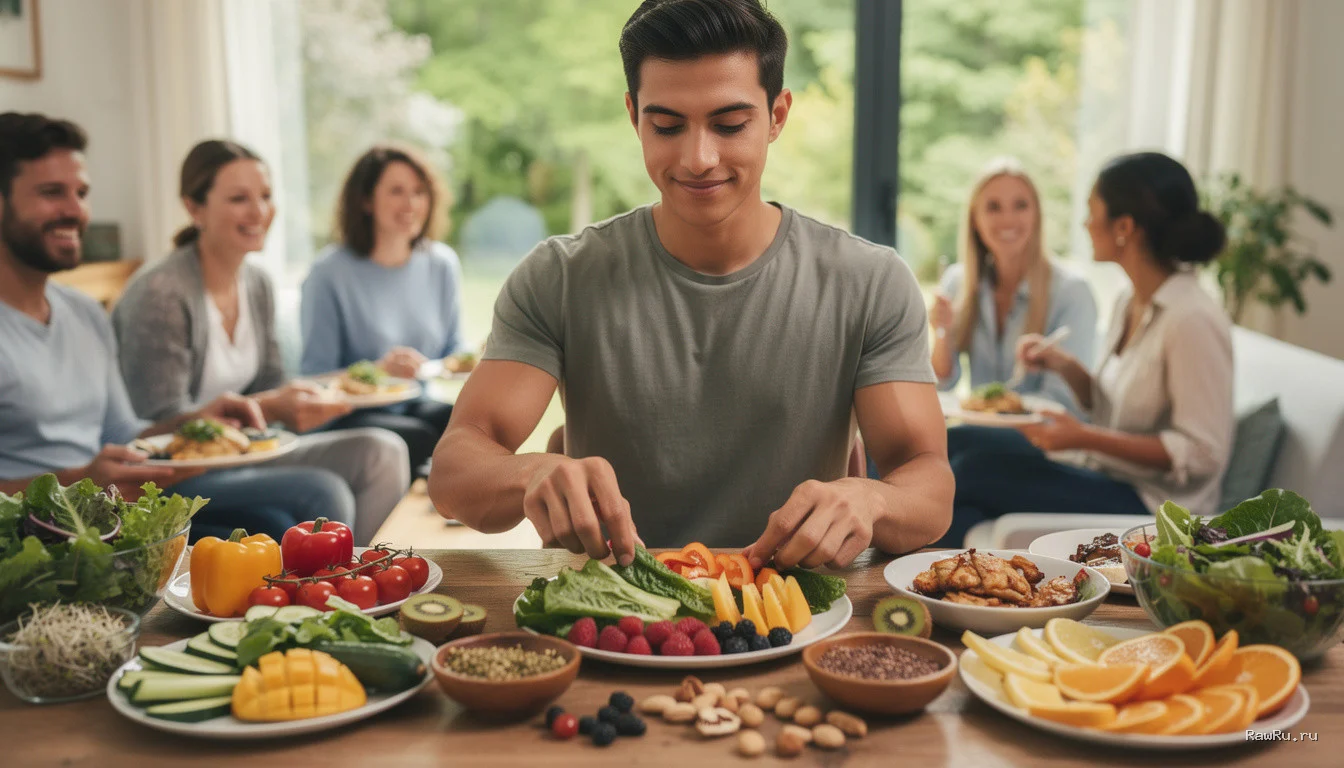 Как не сорваться на сыроедении в гостях: полный гид по социальному выживанию