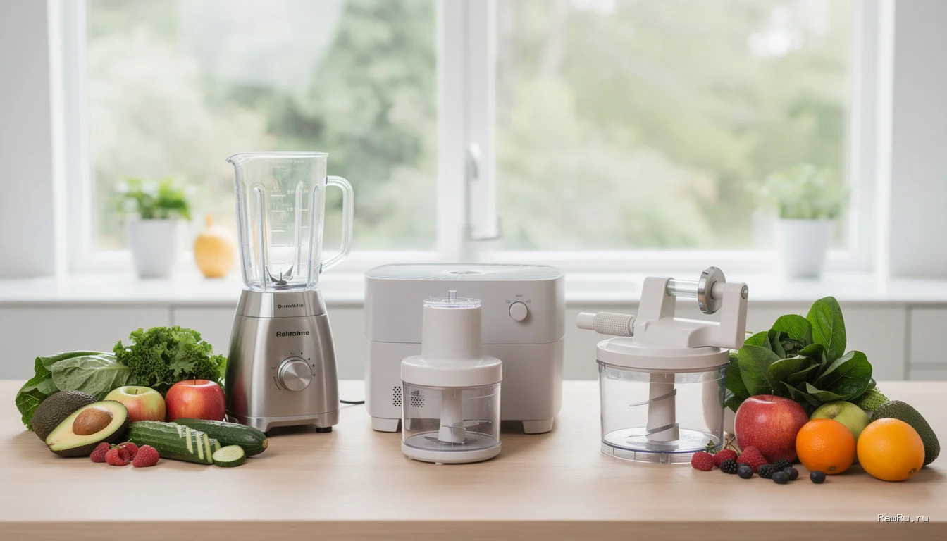 Минимализм на кухне: топ-5 гаджетов для легкого перехода на сыроедение