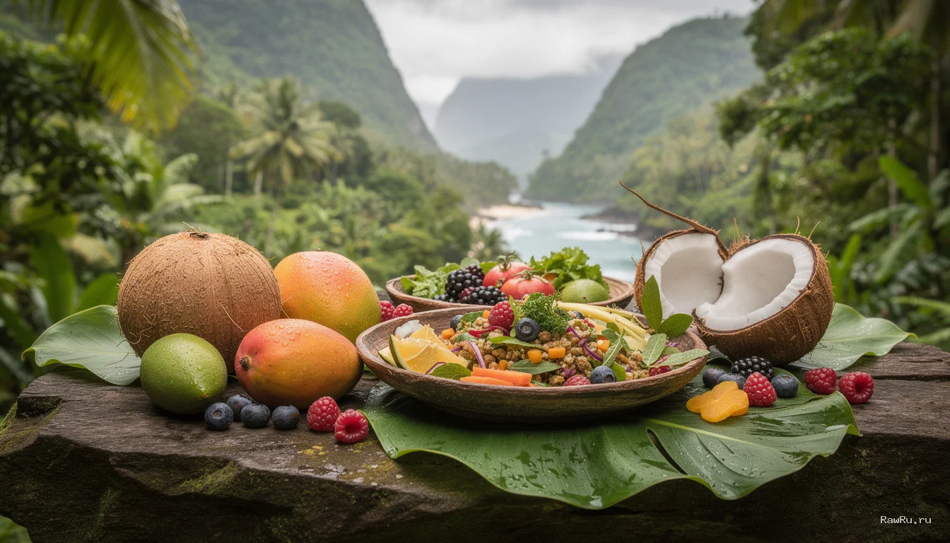 Кругосветка сыроеда: Путеводитель по живому питанию в любой точке мира