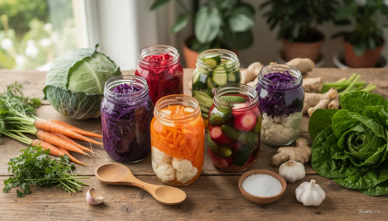 Ферментация для профи: как делать домашние пробиотики без молока