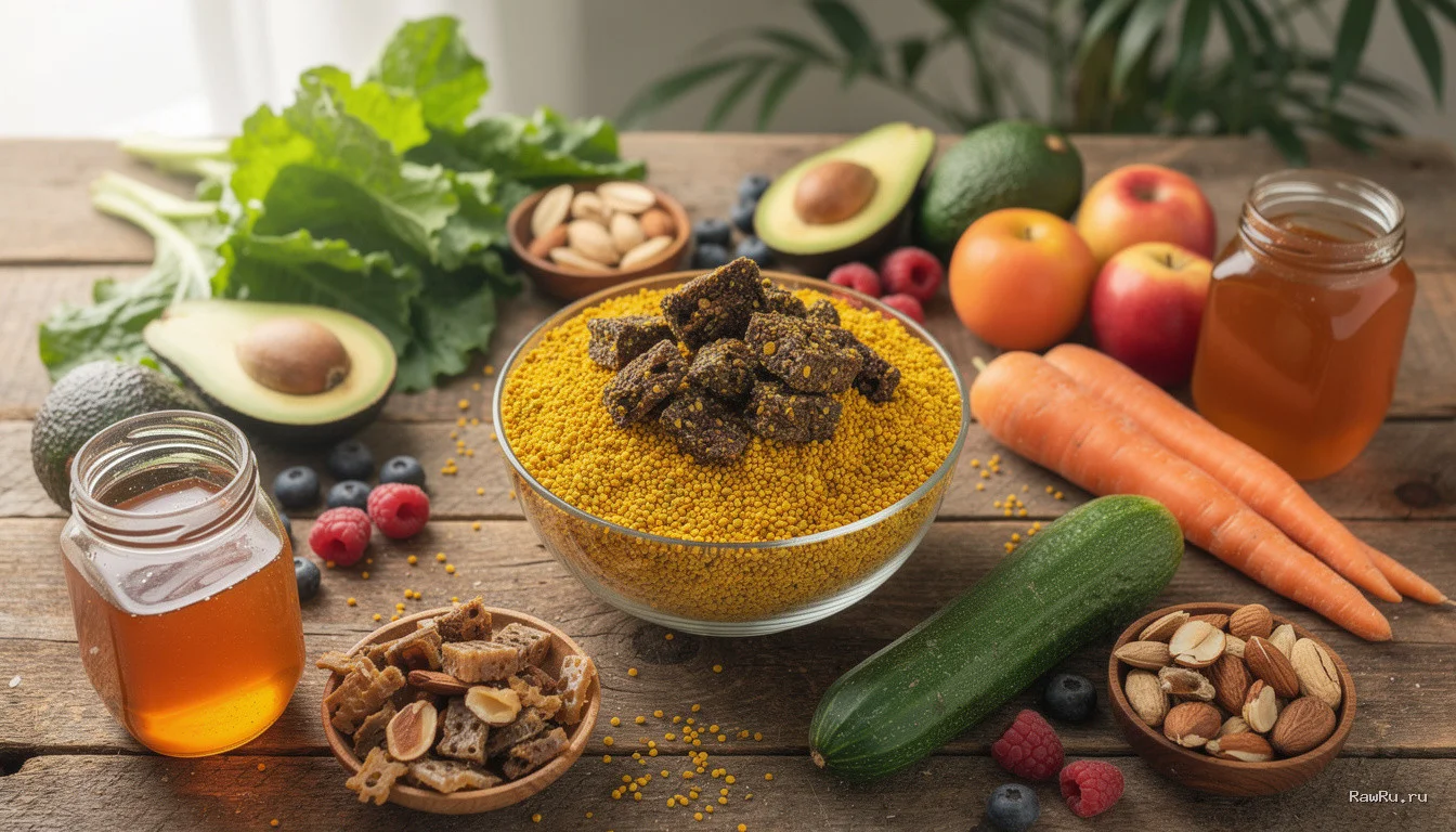 Пыльца и перга: мощнейшие биостимуляторы в рационе сыроеда