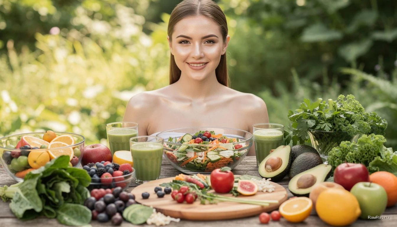 Чистая кожа через очищение кишечника: секреты сыроедного детокса