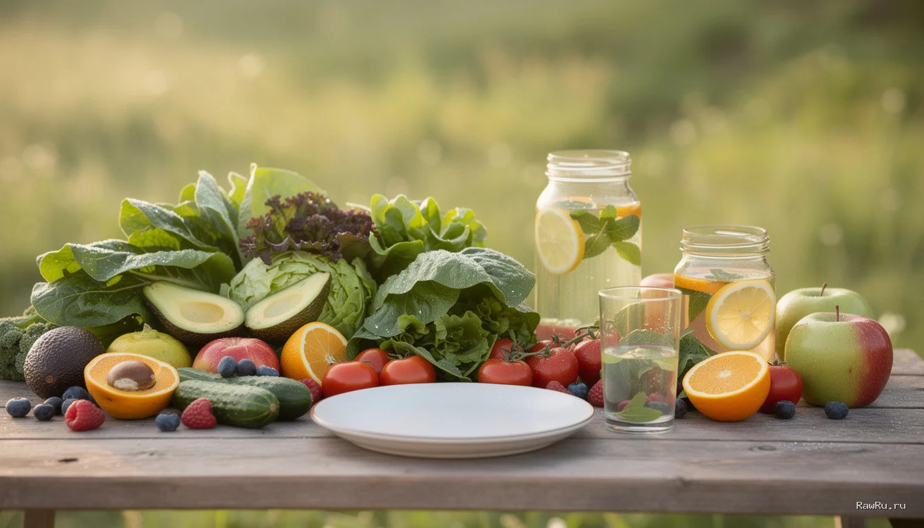 Интервальное голодание и сыроедение: синергия для идеального детокса