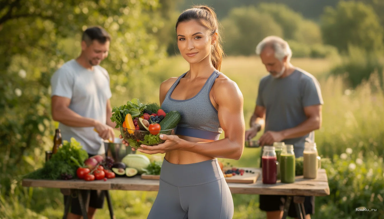 Спорт и сыроедение: как вырастить чемпиона на живом питании