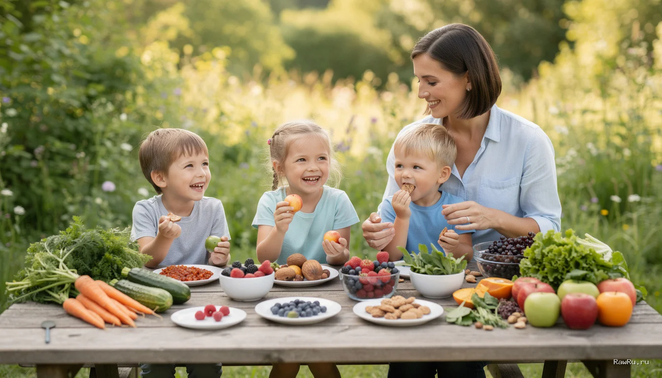 Сыроедение для детей: 5 шагов к безопасному переходу без стресса