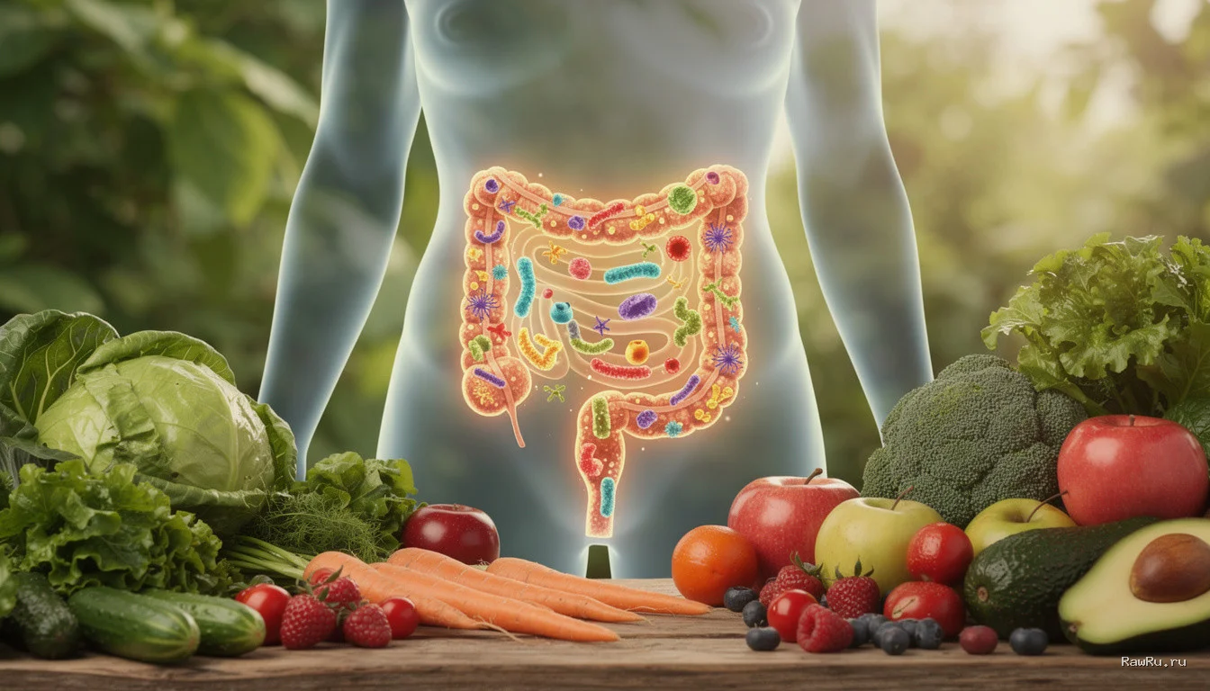 Микробиом сыроеда: Полная трансформация кишечника и секреты живого питания