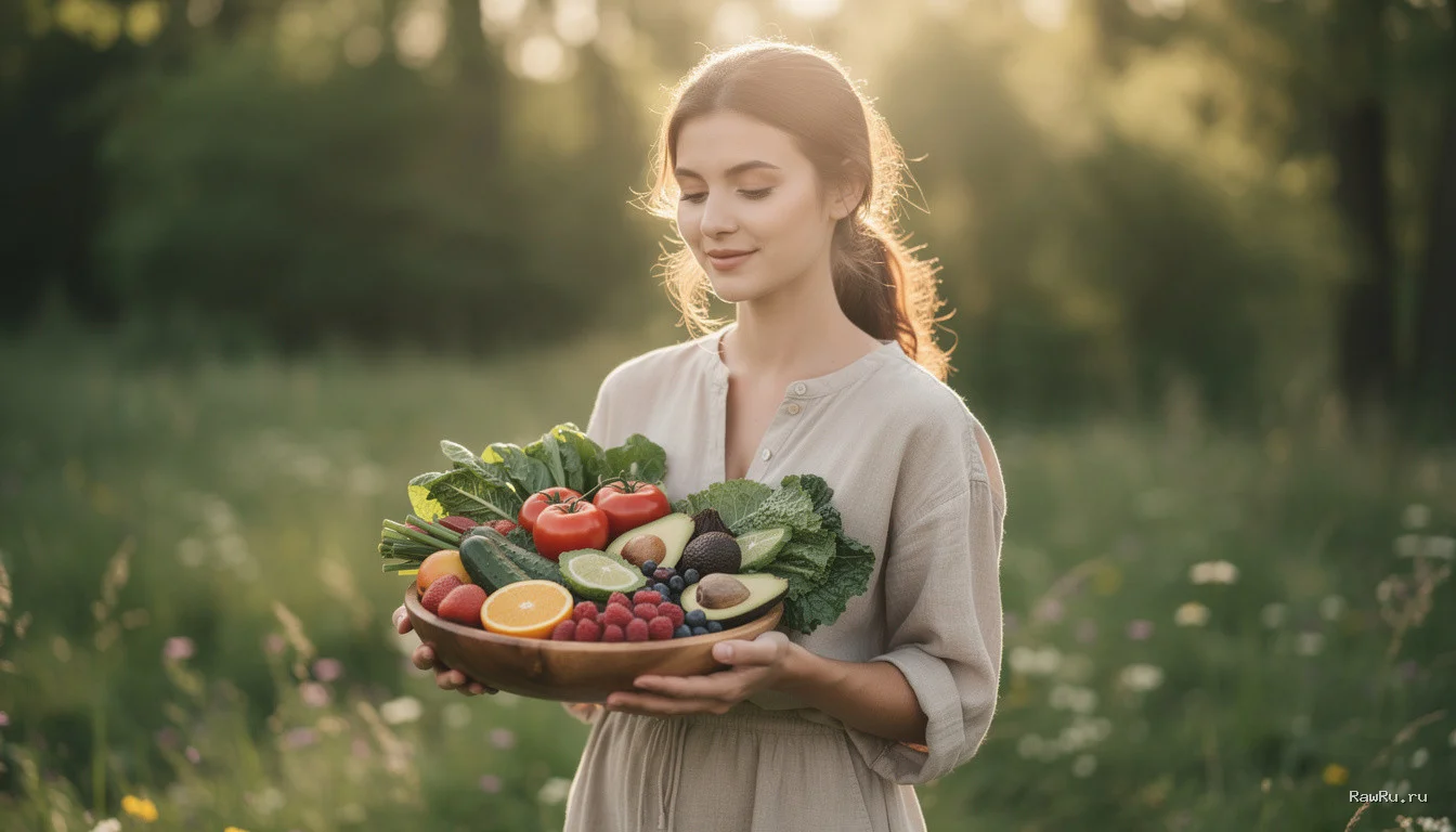 От веганства к сыроедению: путь к глубокому очищению и гармонии
