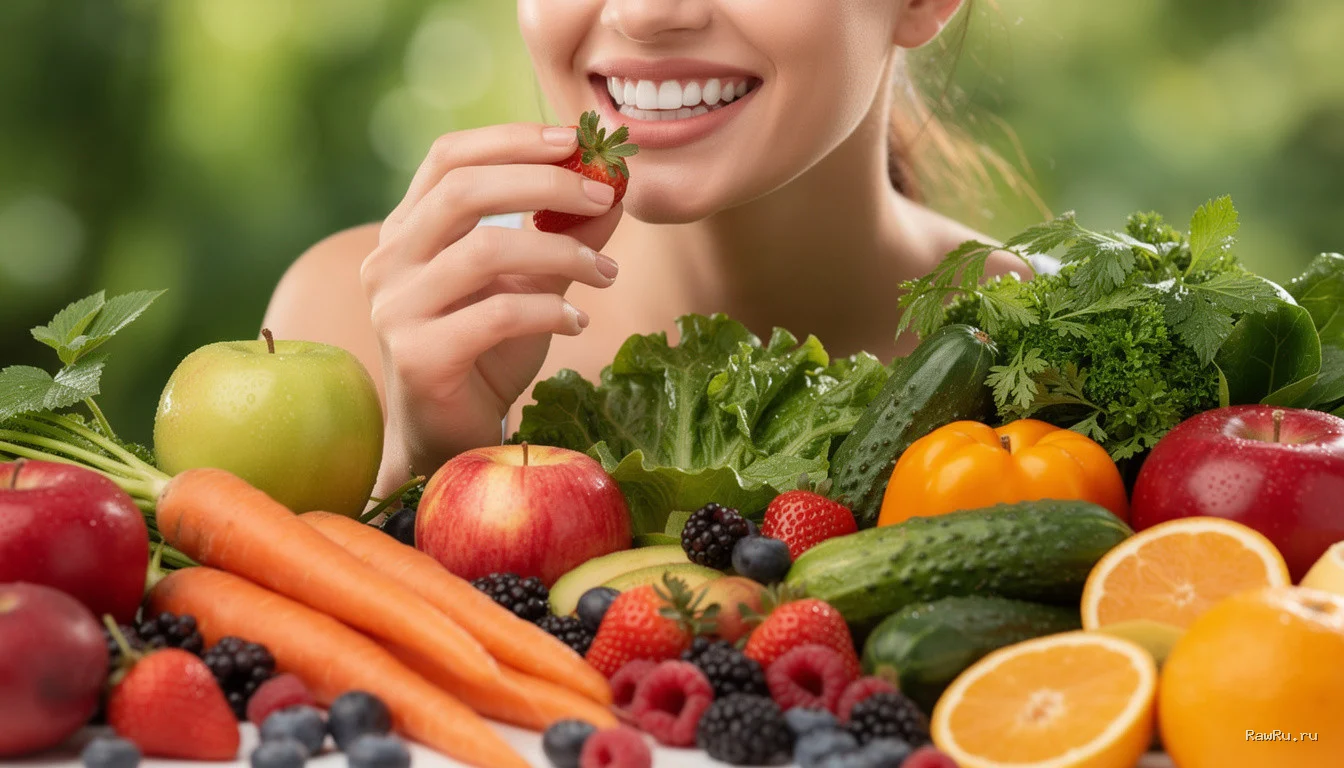 Зубы и сыроедение: как сохранить эмаль при обилии фруктов