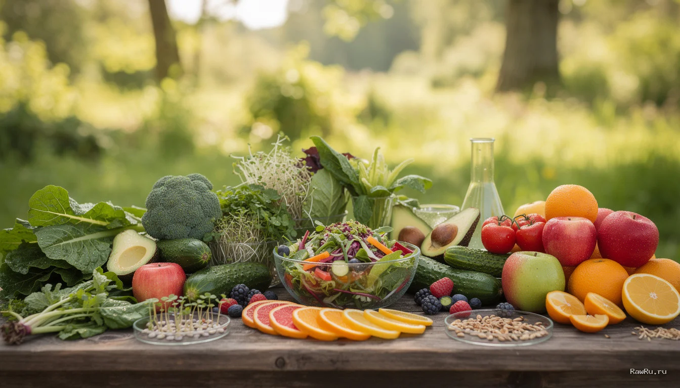 Энзимы — ключ к долголетию: научный взгляд на живую еду и ферменты