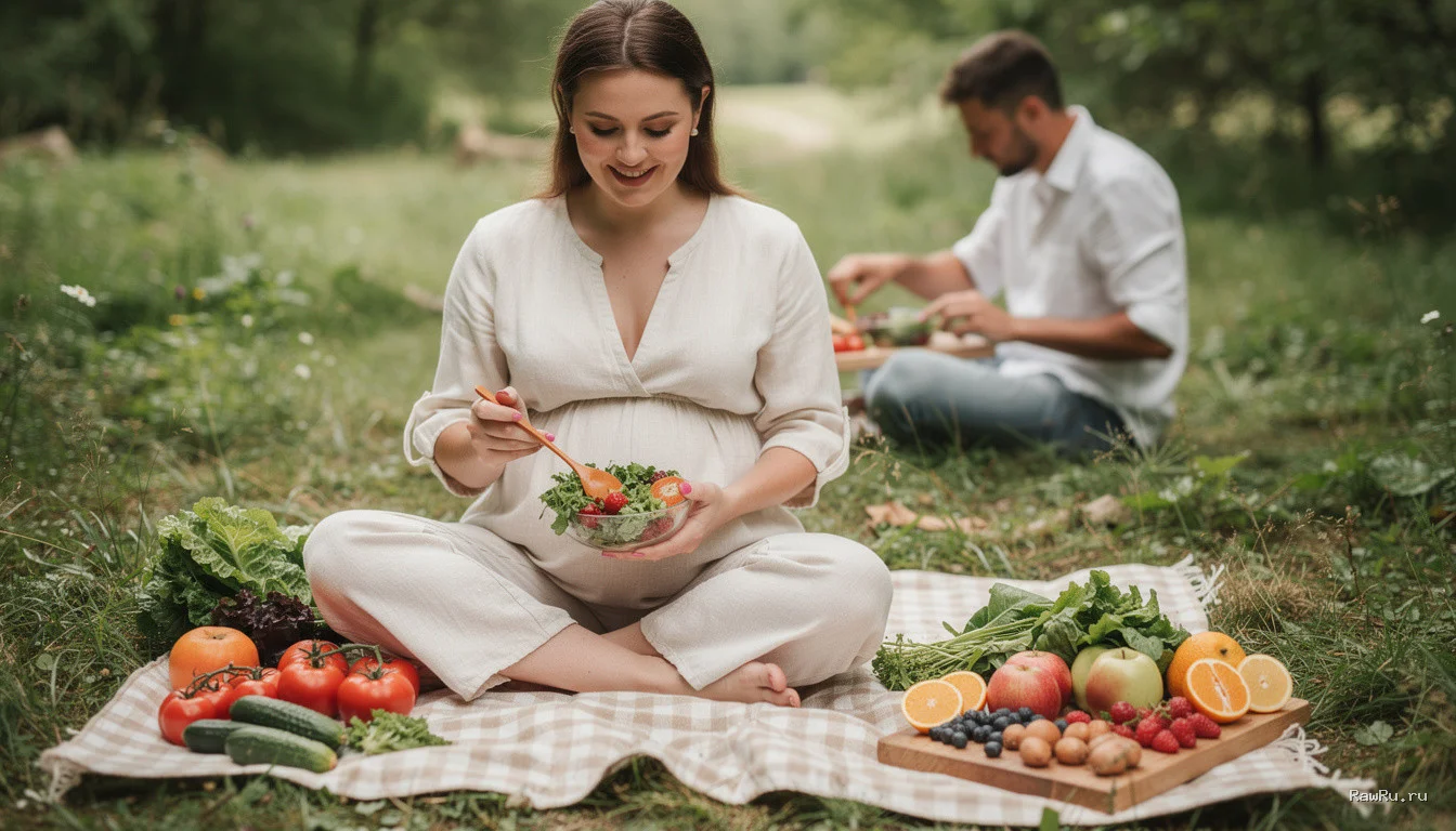 Беременность на сыроедении: как выносить здорового ребенка на живом питании