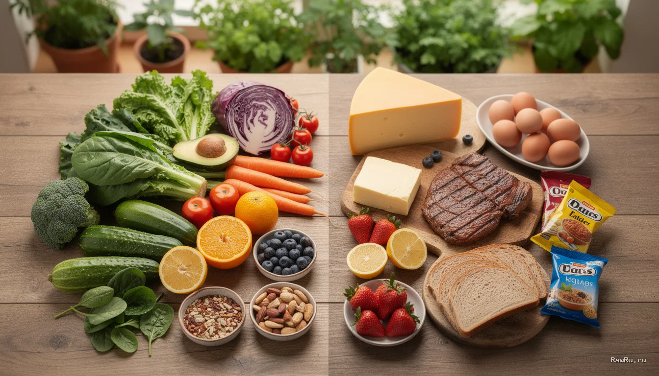 Чем отличается веган от мясоеда: полный гид по этичному и здоровому питанию