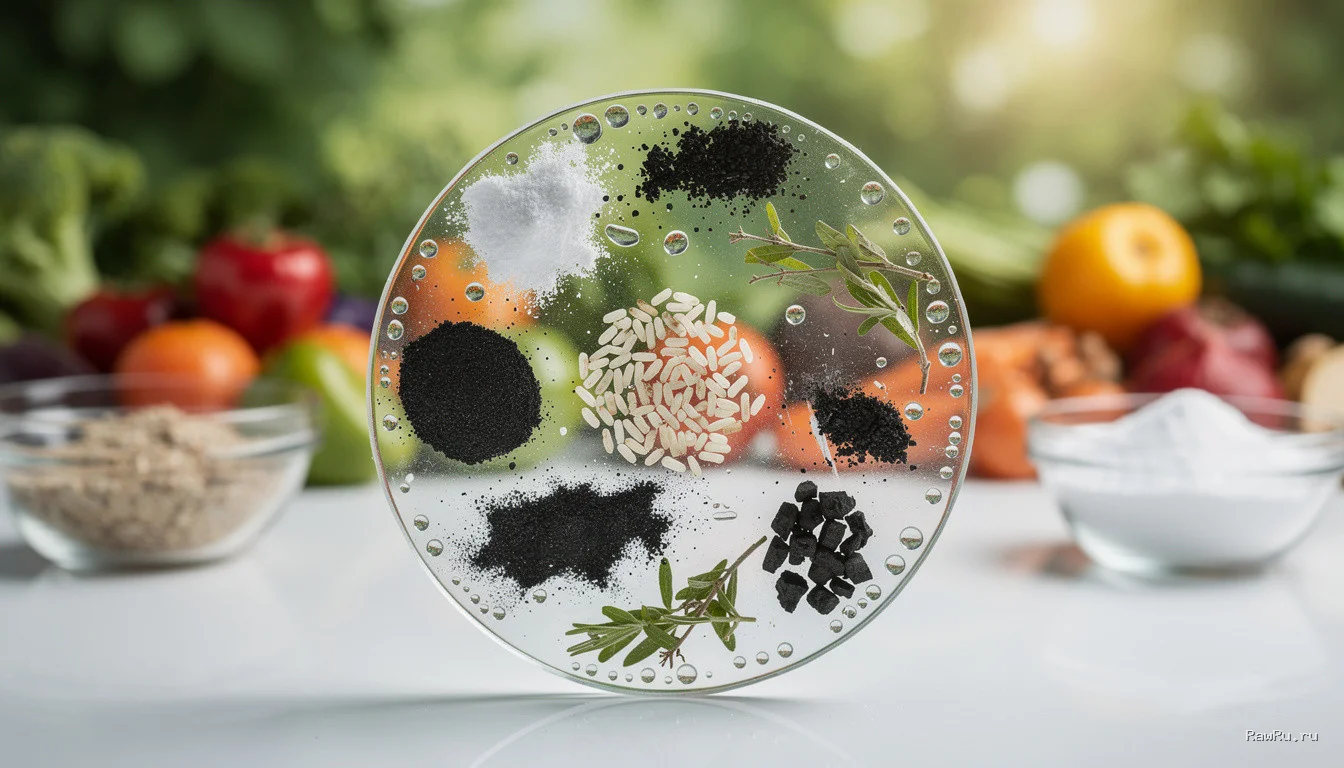 Чистка организма сорбентами, содой и травами: экспертный разбор для сыроедов