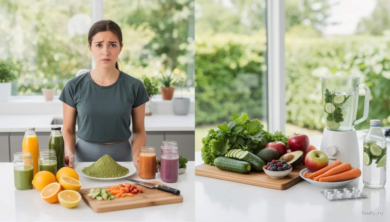 Ошибки детокса: почему очищение организма превращается в пытку и как этого избежать