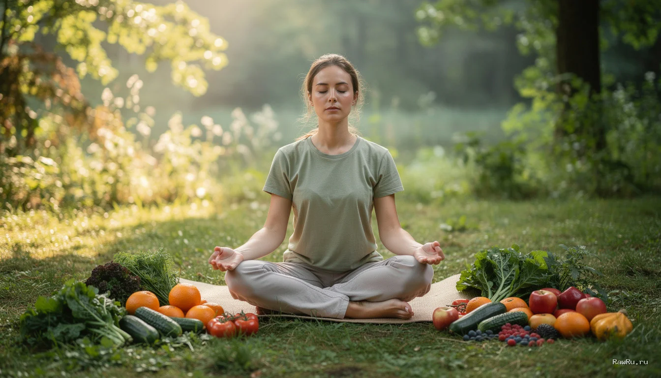 Внутренняя духовная практика сыроеда: путь от очищения тела к ясности духа