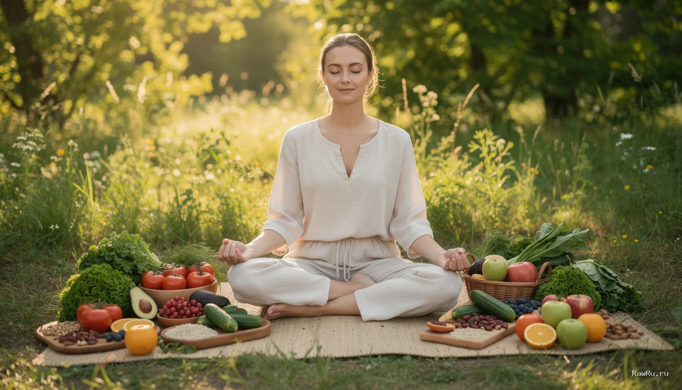 Духовное развитие на сыроедении: путь к осознанности и нравственному воспитанию