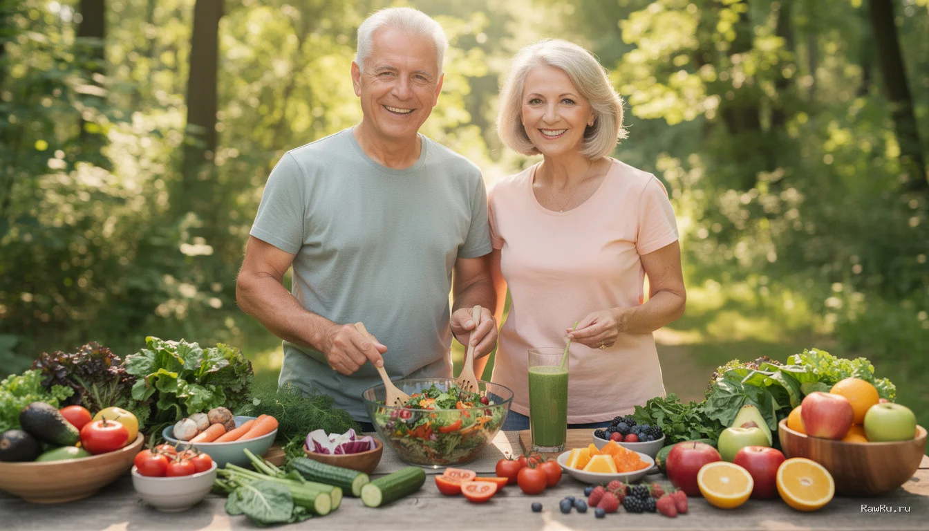 Сыроедение после 50: Как живое питание замедляет старение и возвращает энергию