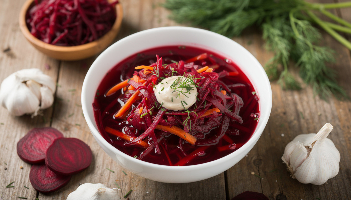 Сыроедческий борщ с квашеной капустой: рецепт по-белорусски - сыроедческий рецепт