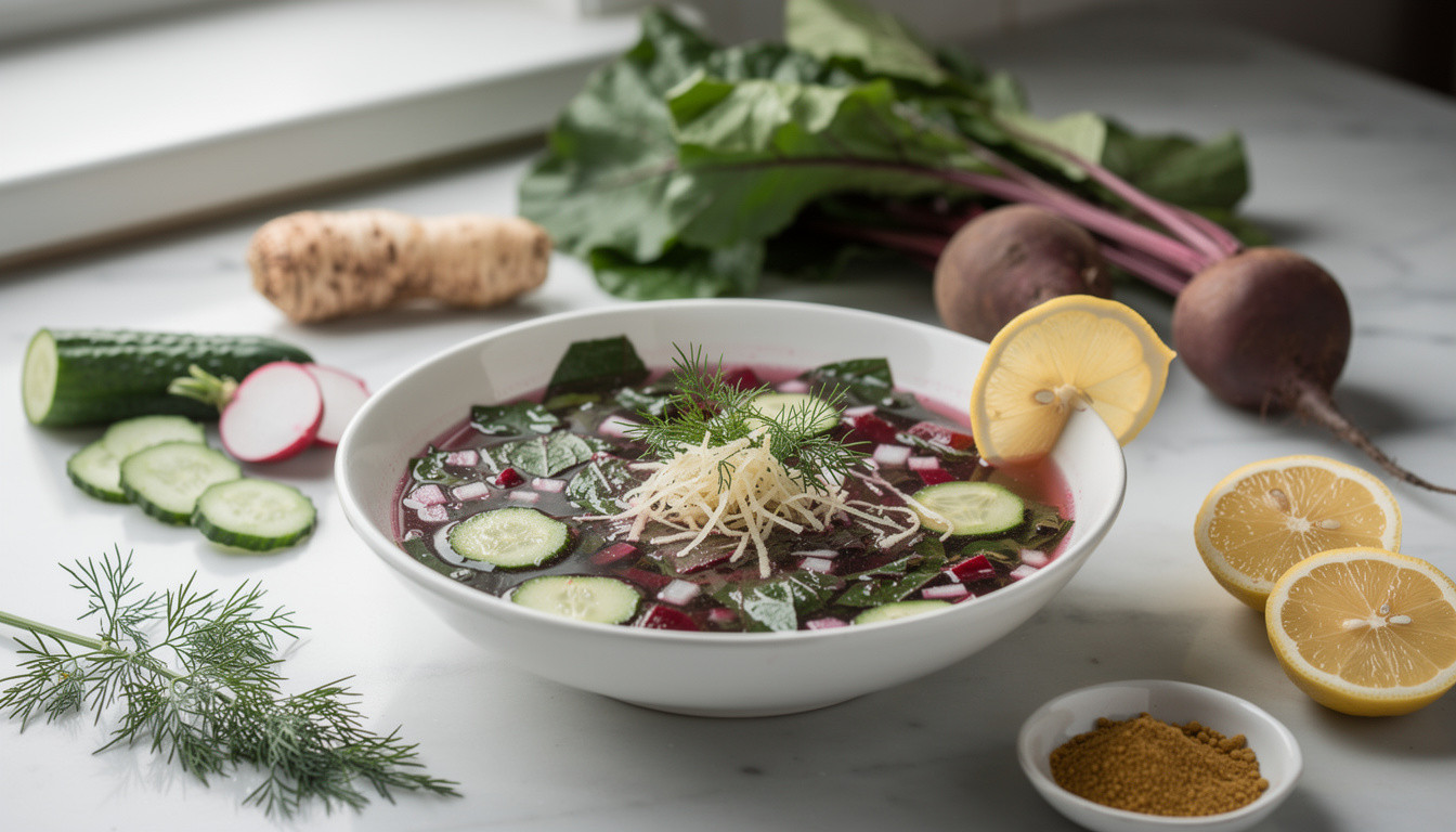 Сыроедческая ботвинья: рецепт живого супа со свекольной ботвой - сыроедческий рецепт