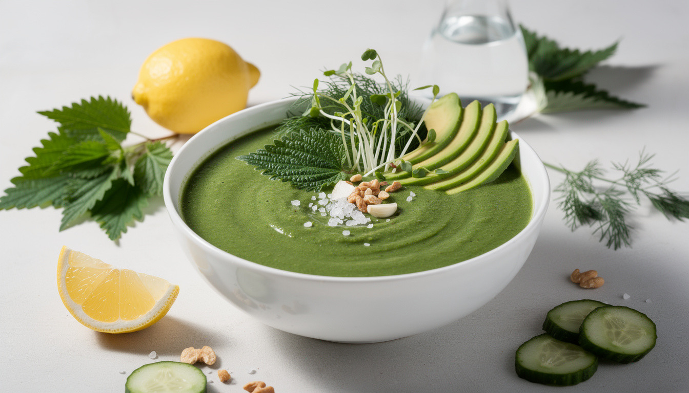 Рецепт сыроедческого супа из крапивы: живая весенняя кухня - сыроедческий рецепт