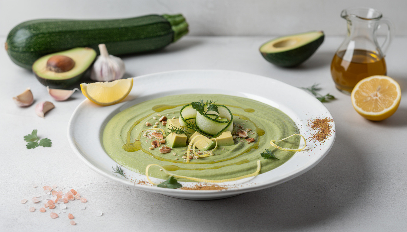 Сыроедческий крем-суп из кабачков: рецепт живой кухни