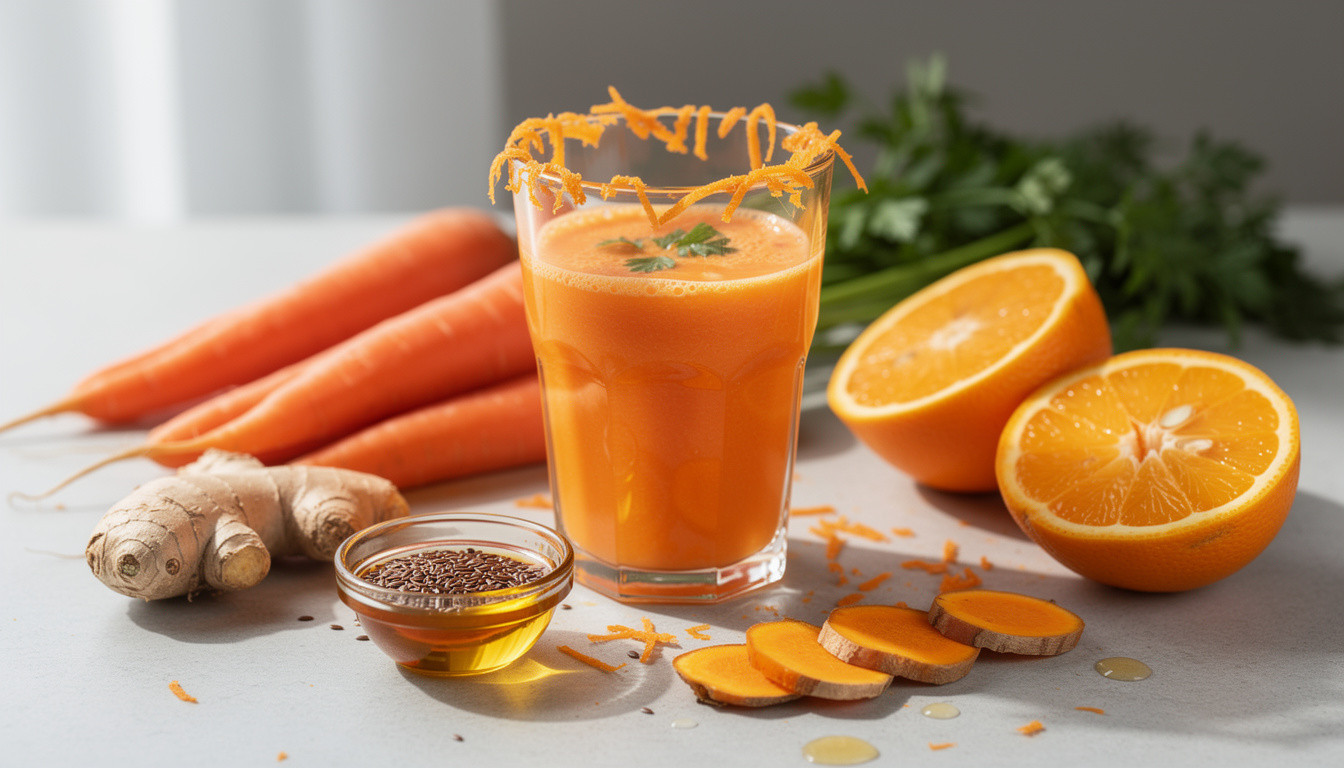 Рецепт сыроедческого апельсиново-морковного фрэша: живая энергия