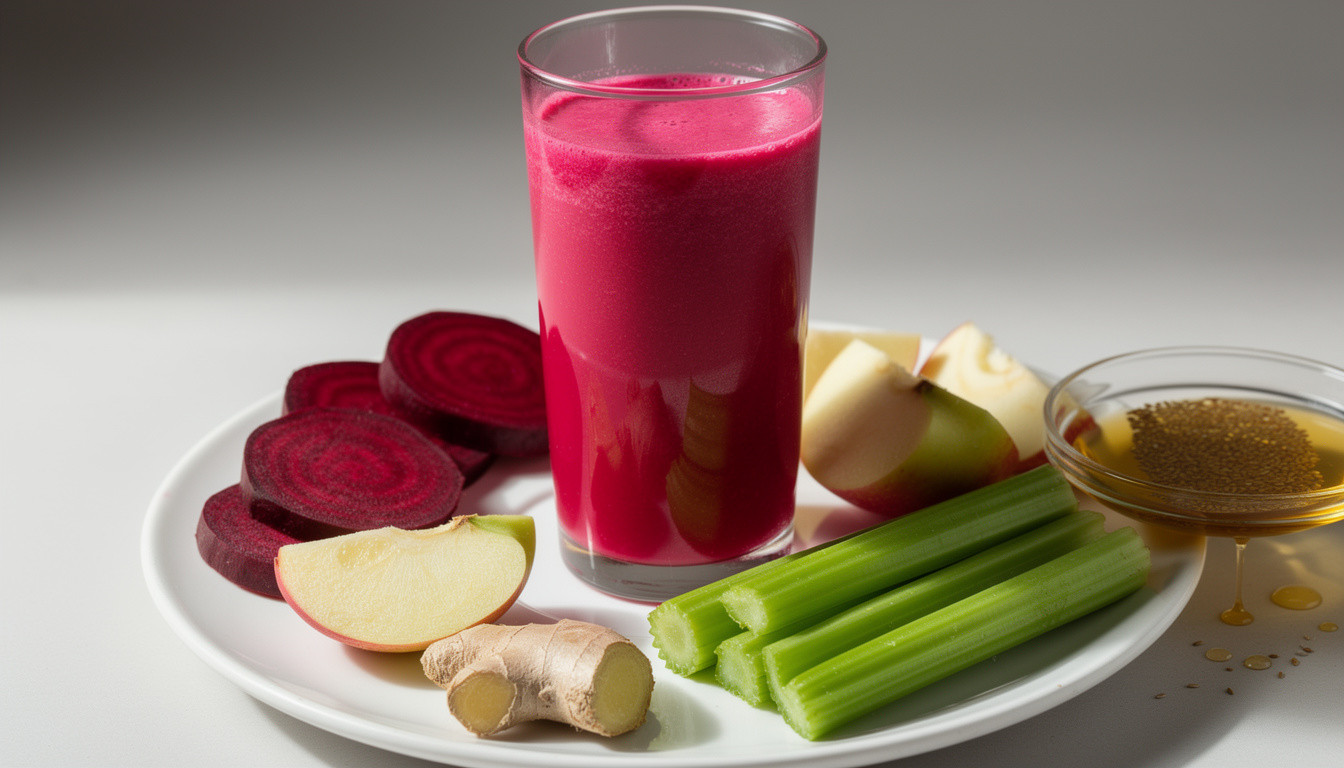 Рецепт сыроедческого свекольно-яблочного фрэша: живая энергия