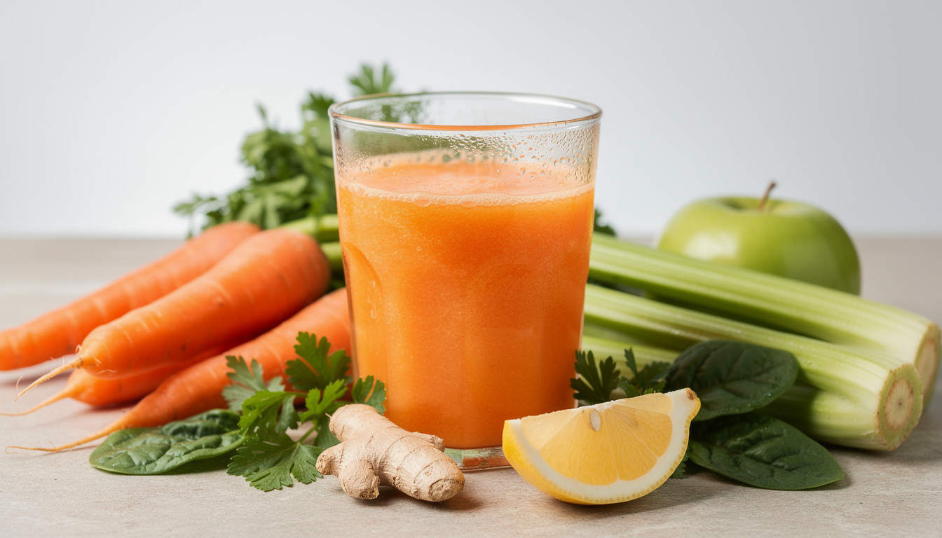 Сыроедческий морковно-сельдерейный фрэш с зеленью: рецепт живой кухни - сыроедческий рецепт