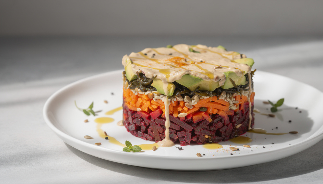 Сыроедческая «Шуба»: живой рецепт без варки и сельди - сыроедческий рецепт