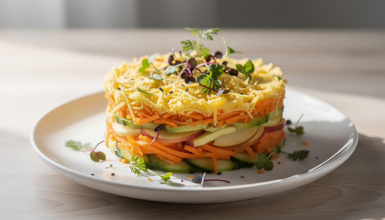 Сыроедческая Мимоза: живой рецепт с кокосом и кешью - сыроедческий рецепт