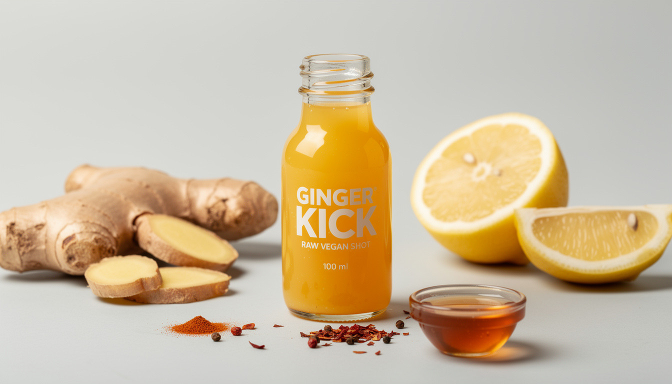Сыроедческий энергетический шот Имбирный удар: рецепт живой кухни