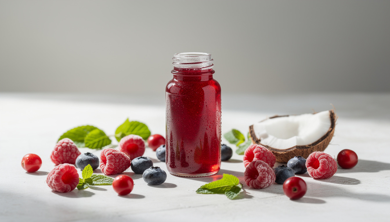 Сыроедческий энергетический шот Ягодный антиоксидант: рецепт живой кухни