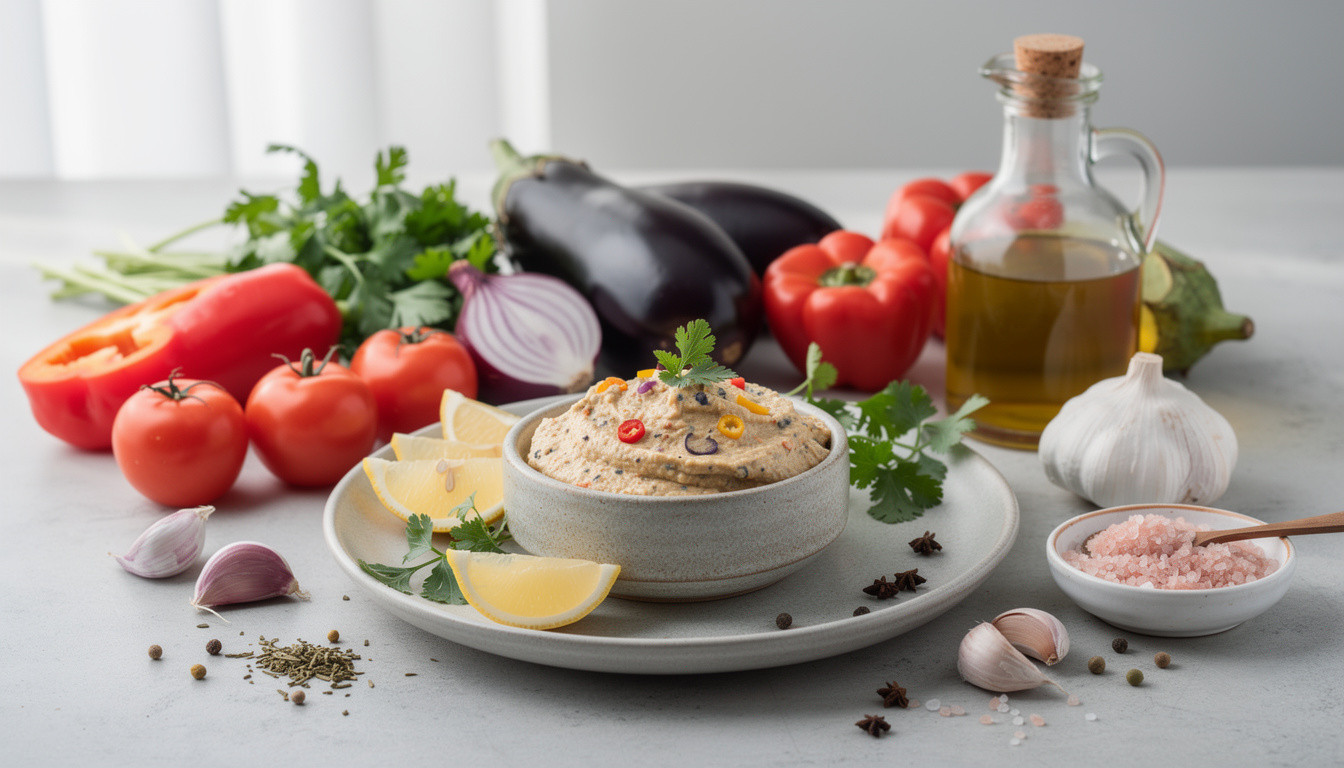 Рецепт сыроедческой "икры" из баклажанов и перца: живая кухня - сыроедческий рецепт