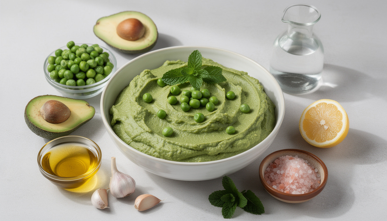Сыроедческое пюре из зеленого горошка с мятой: живой рецепт - сыроедческий рецепт