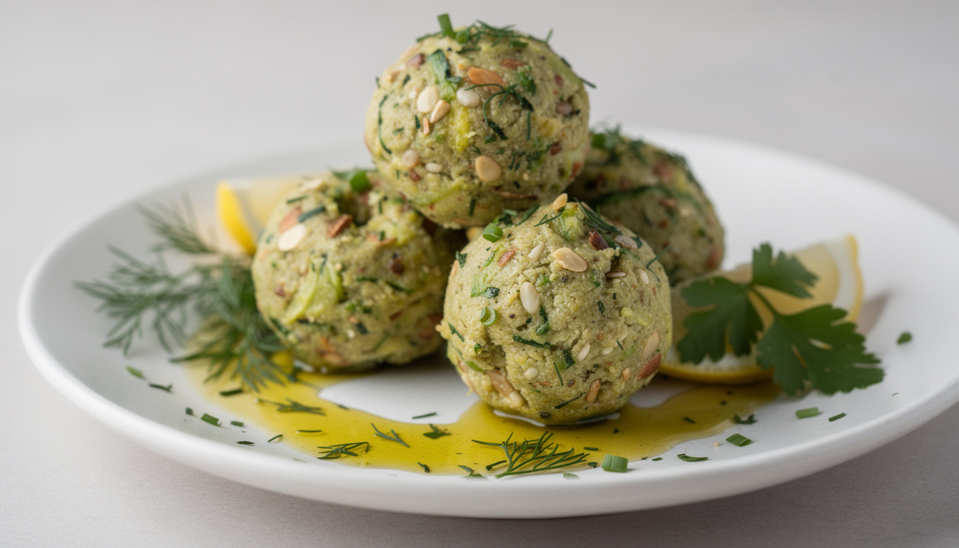 Сыроедческие тефтели из миндаля и цукини: рецепт живой кухни - сыроедческий рецепт