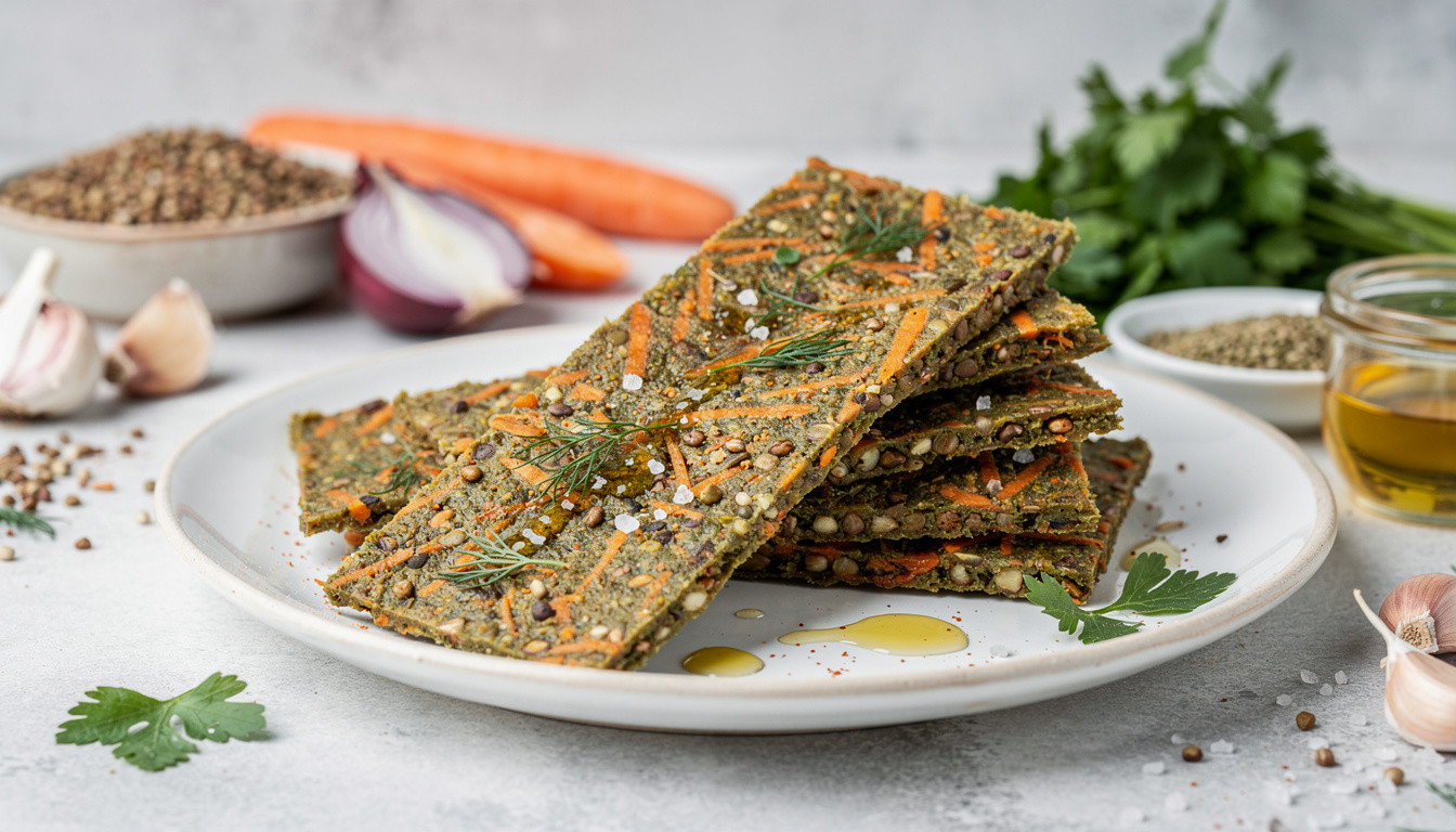 Сыроедческие хлебцы из пророщенной гречки с овощами: рецепт живой кухни - сыроедческий рецепт