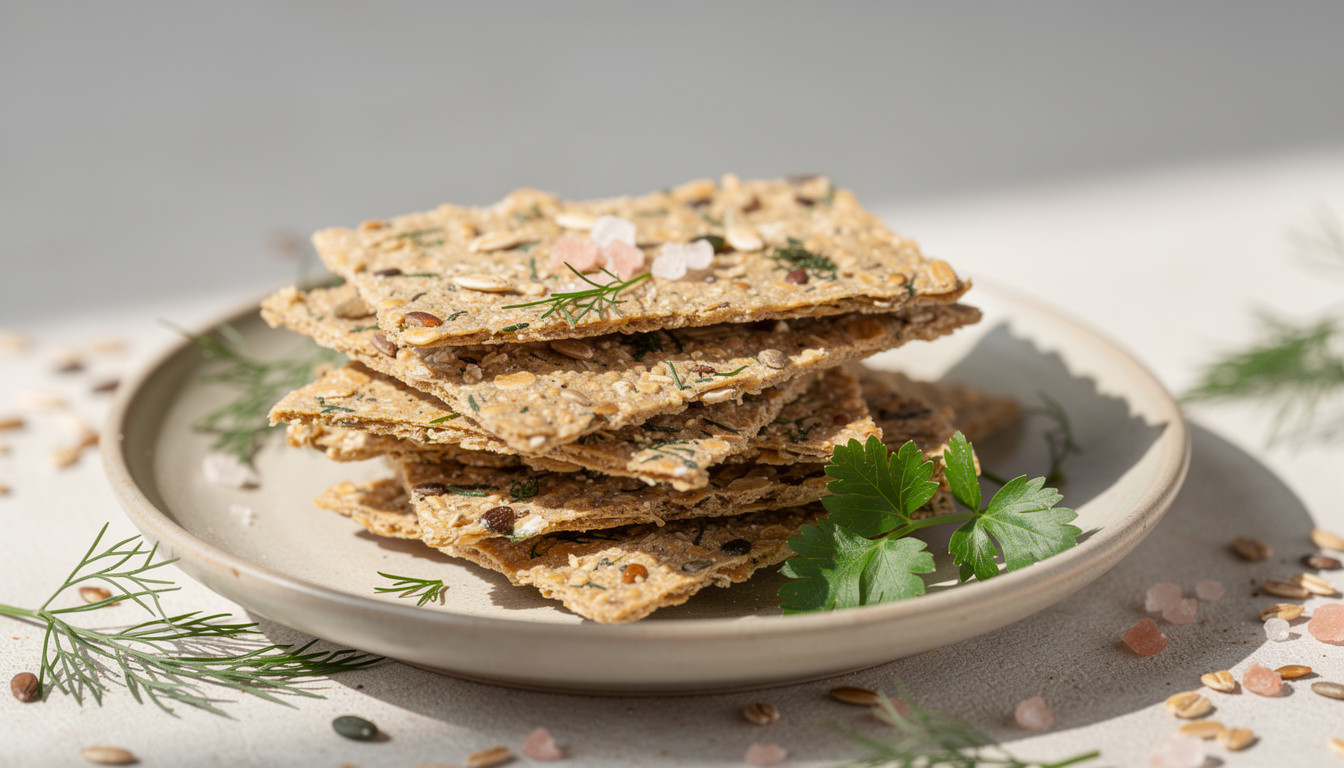Сыроедческие овсяные хлебцы с травами: рецепт живой кухни - сыроедческий рецепт