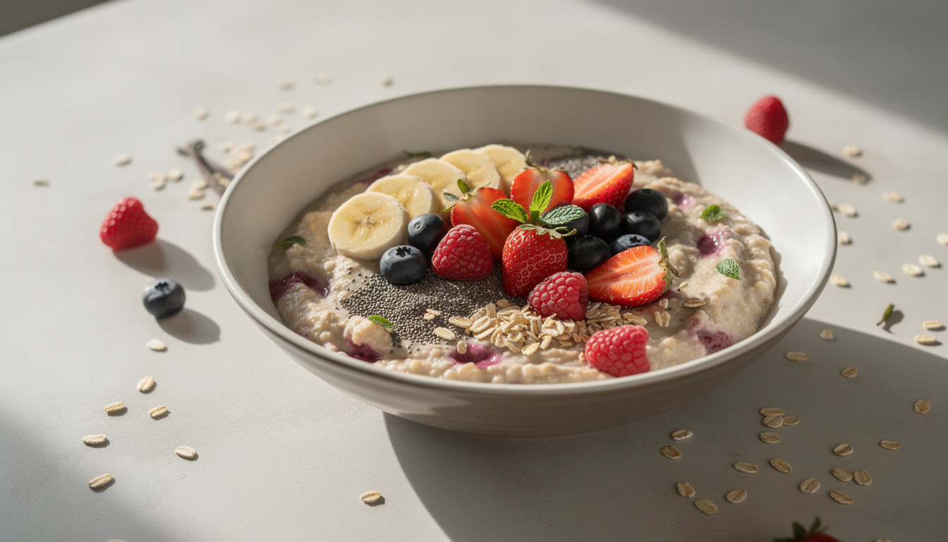 Сыроедческая овсяная каша с ягодами: рецепт живой кухни - сыроедческий рецепт