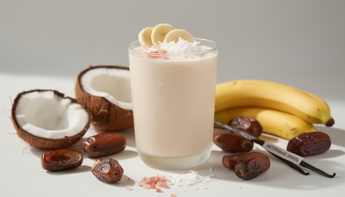 Сыроедческий кокосово-банановый коктейль: рецепт живой кухни - сыроедческий рецепт