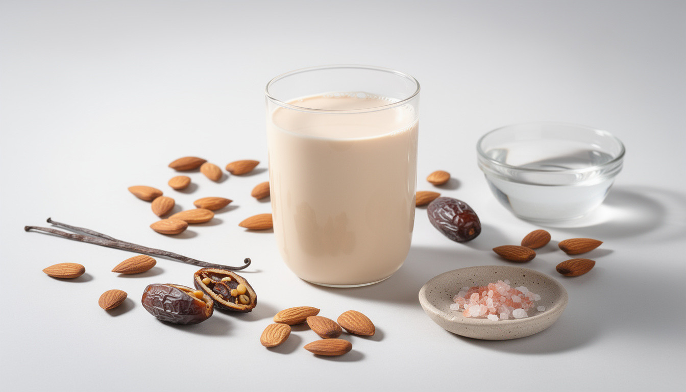 Сыроедческое миндальное молоко с финиками: рецепт живой кухни - сыроедческий рецепт