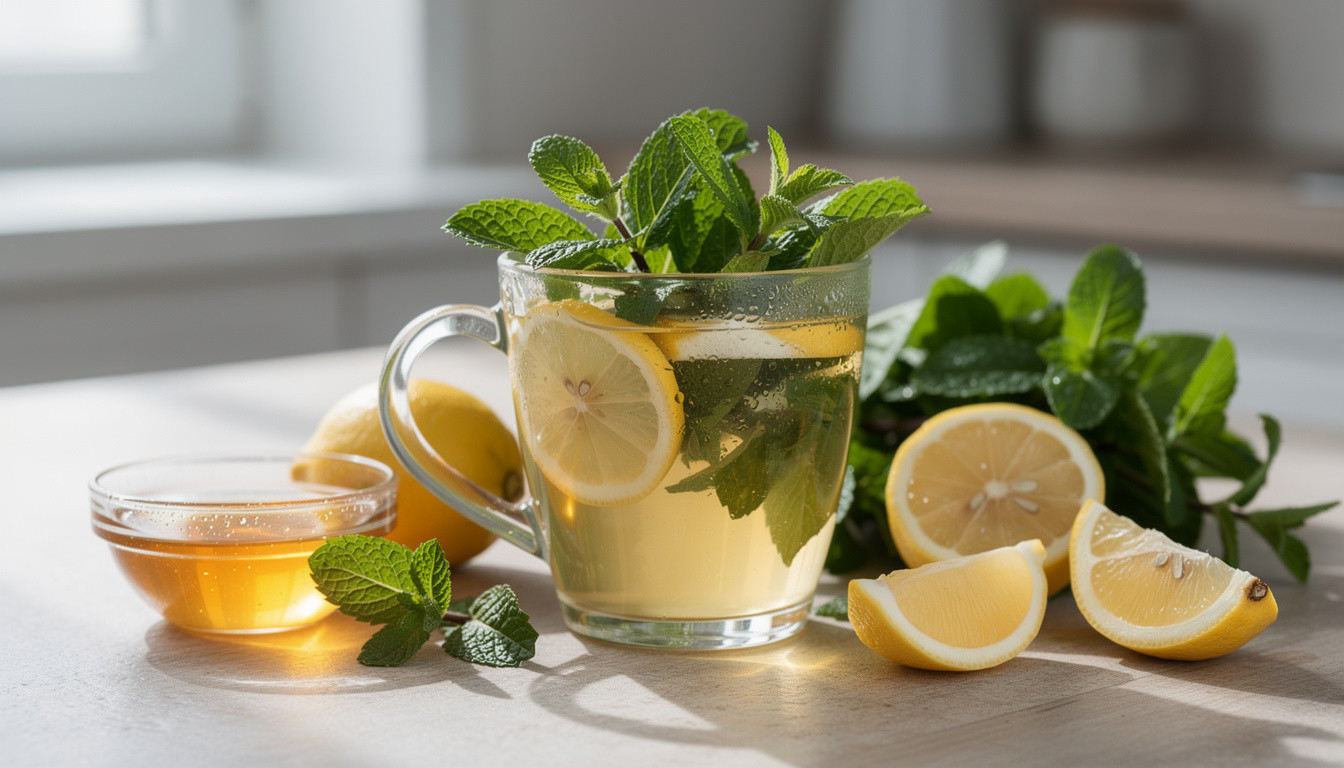 Рецепт сыроедческого мятного чая с лимоном: живой напиток - сыроедческий рецепт