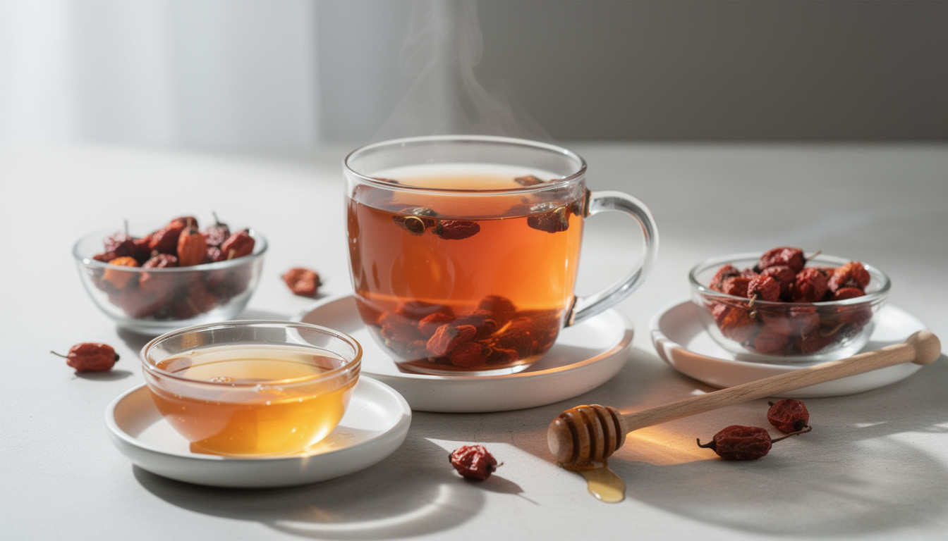 Сыроедческий чай из шиповника с медом: рецепт живой кухни - сыроедческий рецепт