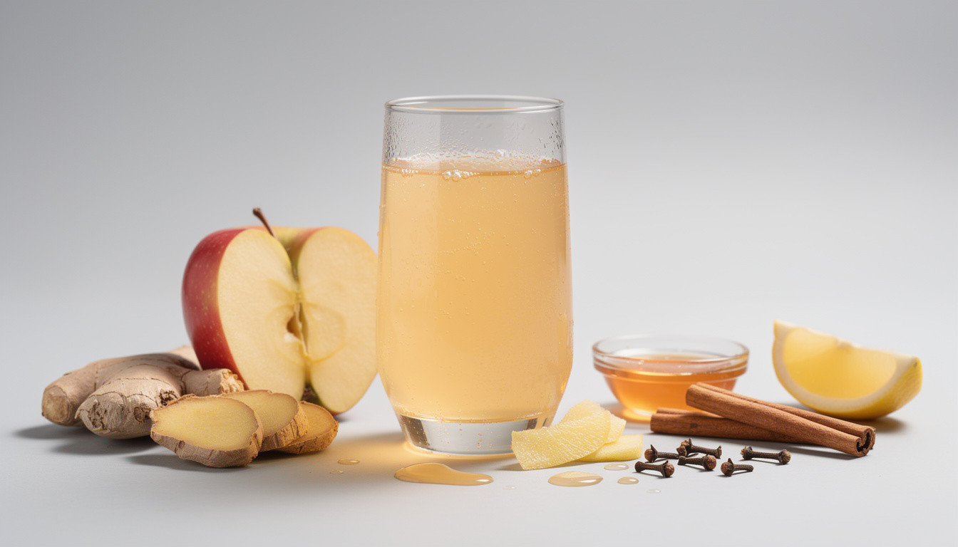 Рецепт сыроедческого имбирно-яблочного "вина": живой напиток - сыроедческий рецепт