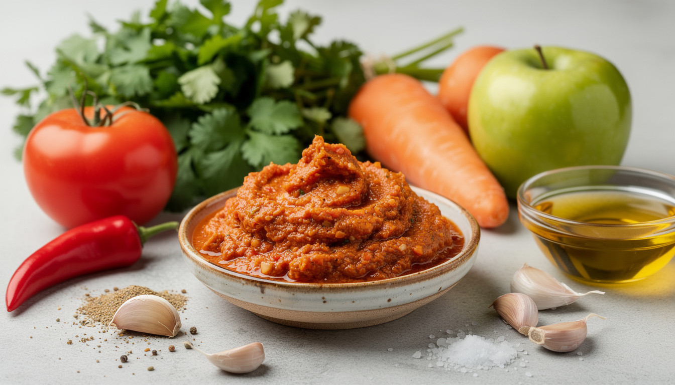 Сыроедческая аджика с яблоком и морковью: рецепт живой кухни - сыроедческий рецепт