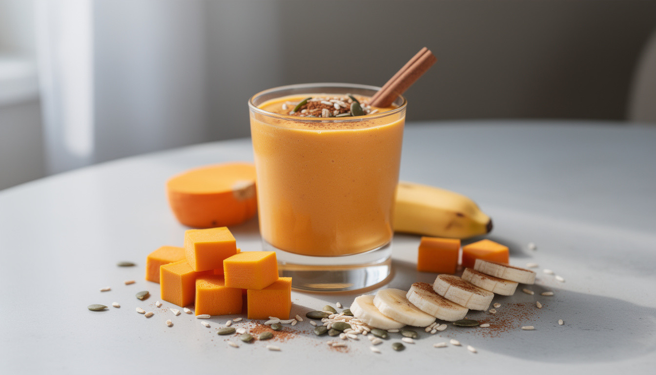 Сыроедческий тыквенный смузи с корицей: рецепт живой кухни - сыроедческий рецепт