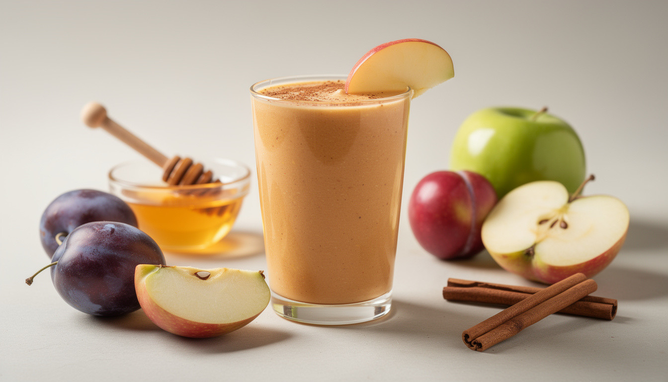 Сыроедческий смузи «Осенний»: живой рецепт со сливой и яблоком - сыроедческий рецепт