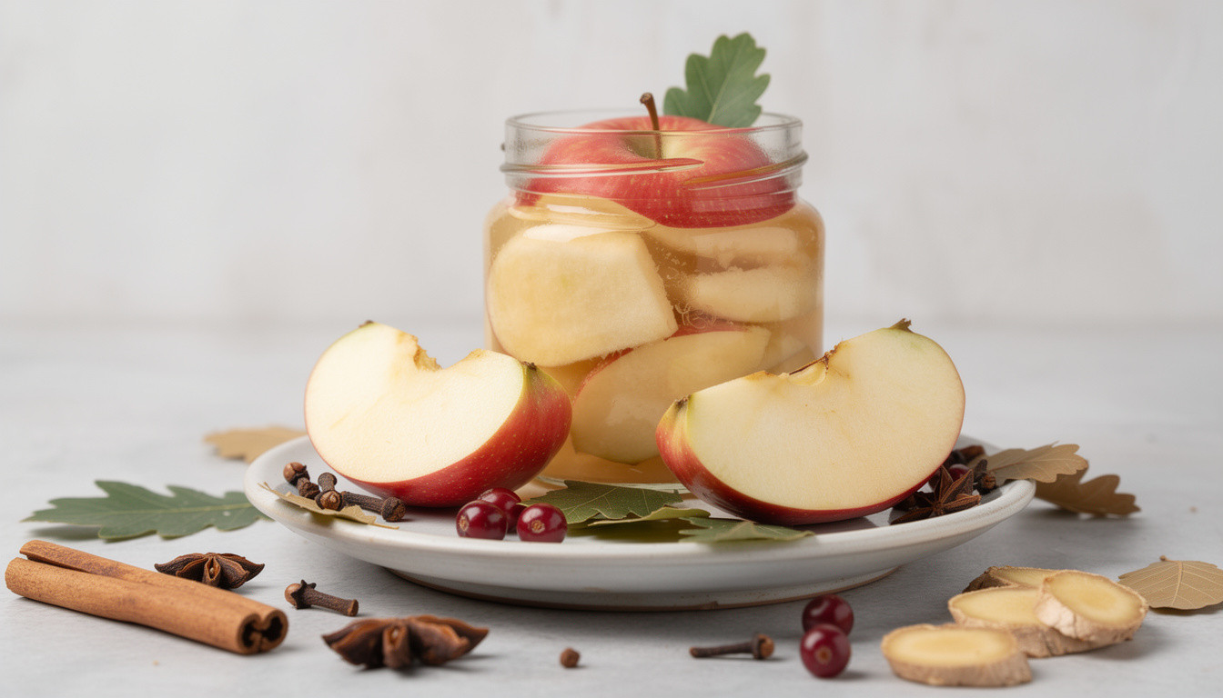 Сыроедческие ферментированные яблоки: рецепт живой кухни - сыроедческий рецепт