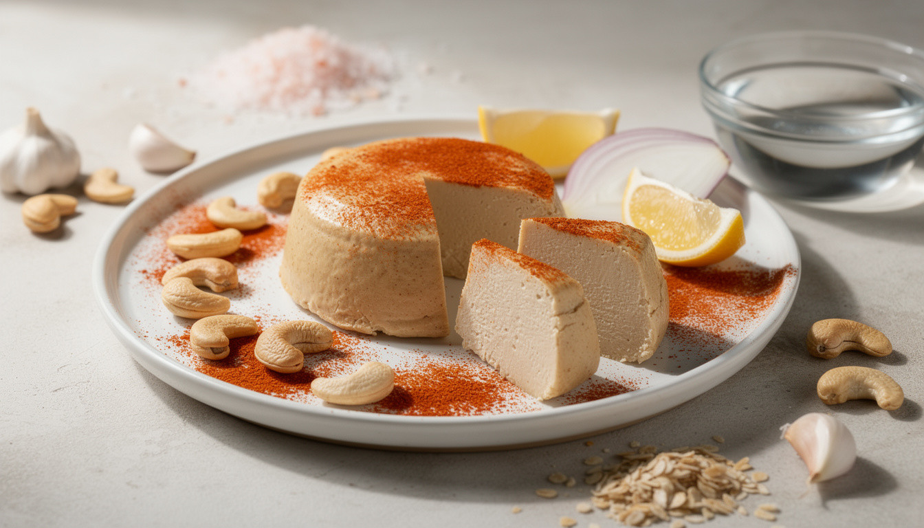 Сыроедческий сыр из кешью с паприкой и луком: рецепт живой кухни - сыроедческий рецепт