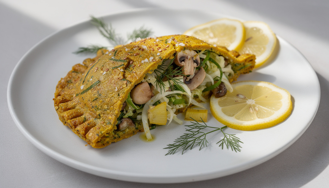 Сыроедческий пирожок с овощной начинкой: рецепт живой кухни - сыроедческий рецепт